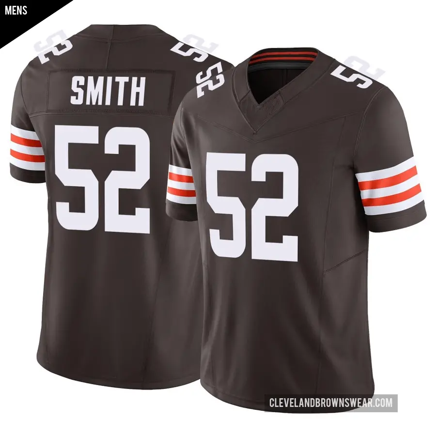 Men's Cleveland Browns ＃52 Elerson G. Smith Brown Limited Vapor F.U.S.E. Jersey
