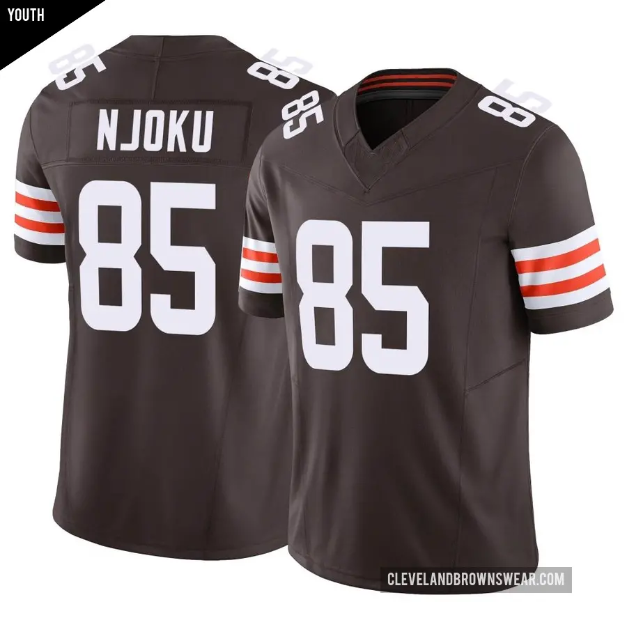 Youth Cleveland Browns ＃85 David Njoku Brown Limited Vapor F.U.S.E. Jersey